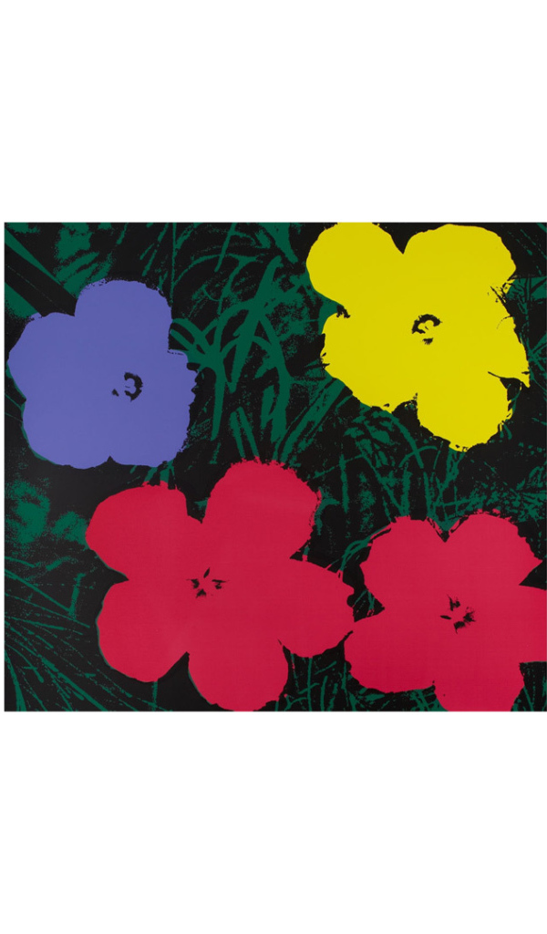 Картина Энди Уорхола Цветы