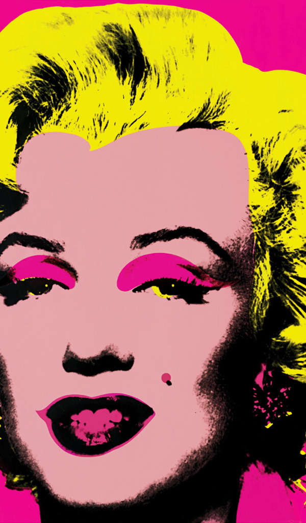 Картина Энди Уорхола блондинка женщина