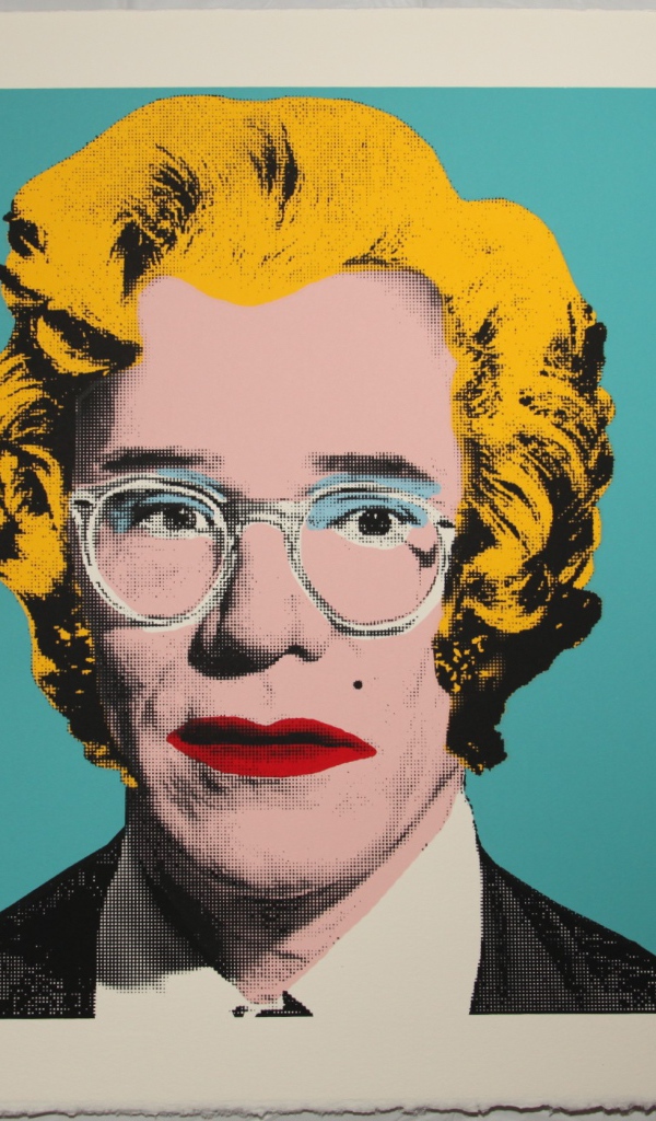 The Painting Of Andy Warhol Old Woman Desktop Wallpapers 600x1024