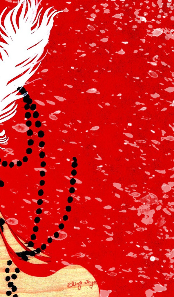 Картина в красных тонах