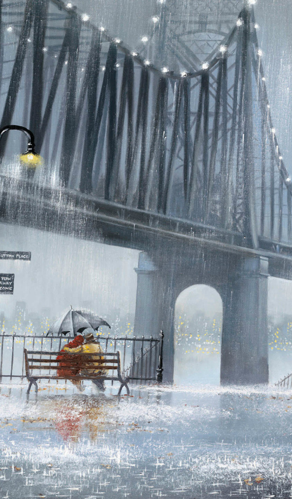 Картина Джеф Роуланд дождь