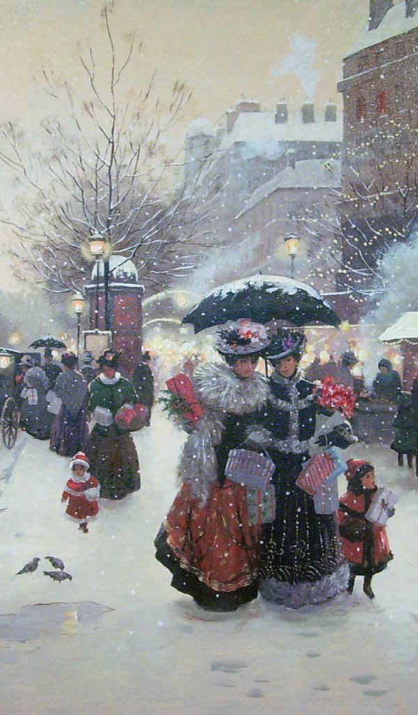 Зима в Париже