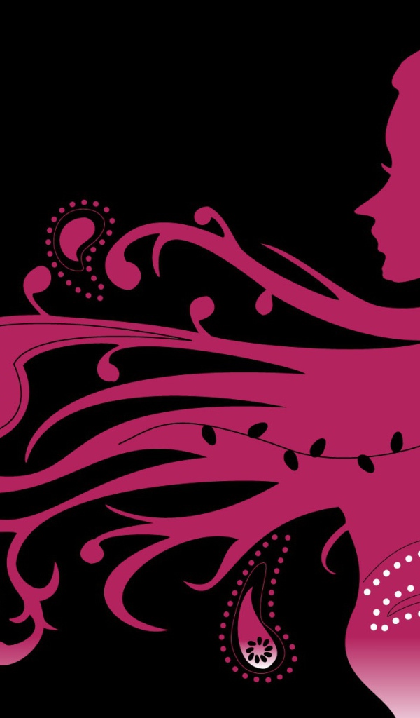 Прекрасная векторная девушка