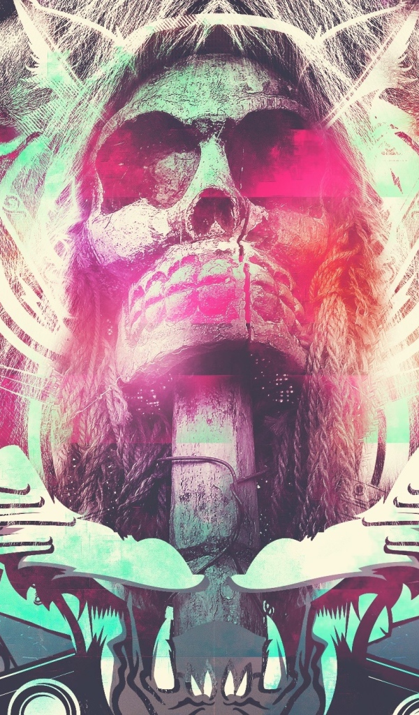 Львы и череп