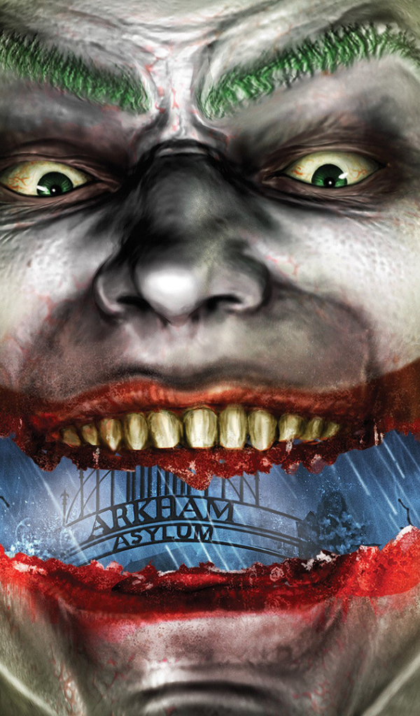 Широкая улыбка Джокера