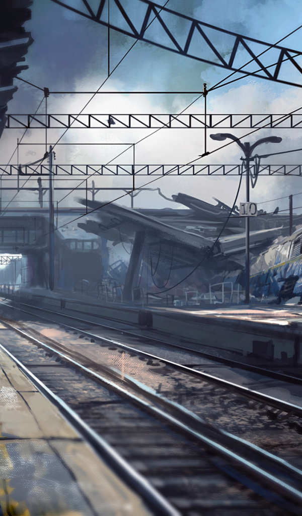 Одинокий пассажир в мертвом городе