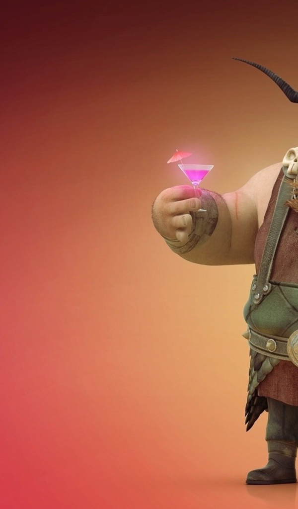 Воин с коктейлем