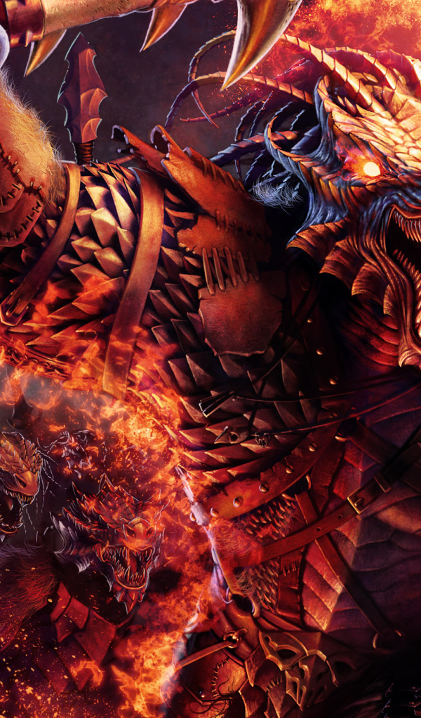 Воин с головой дракона