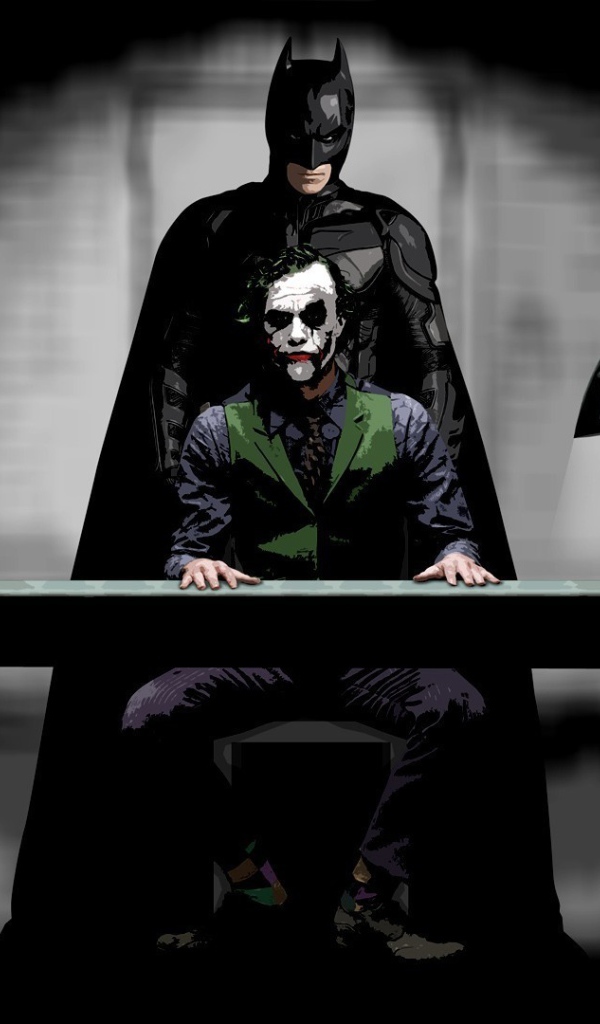 Бетмен допрашивает Джокера