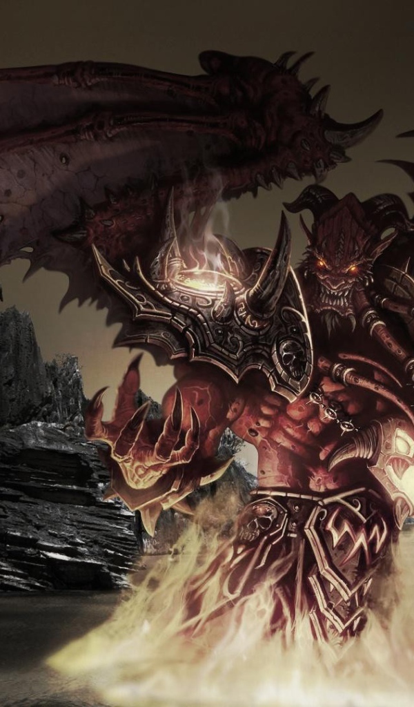 Демон монстр с крыльями