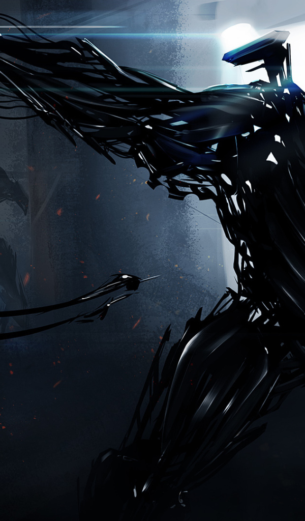 Фантастический монстр в ярости