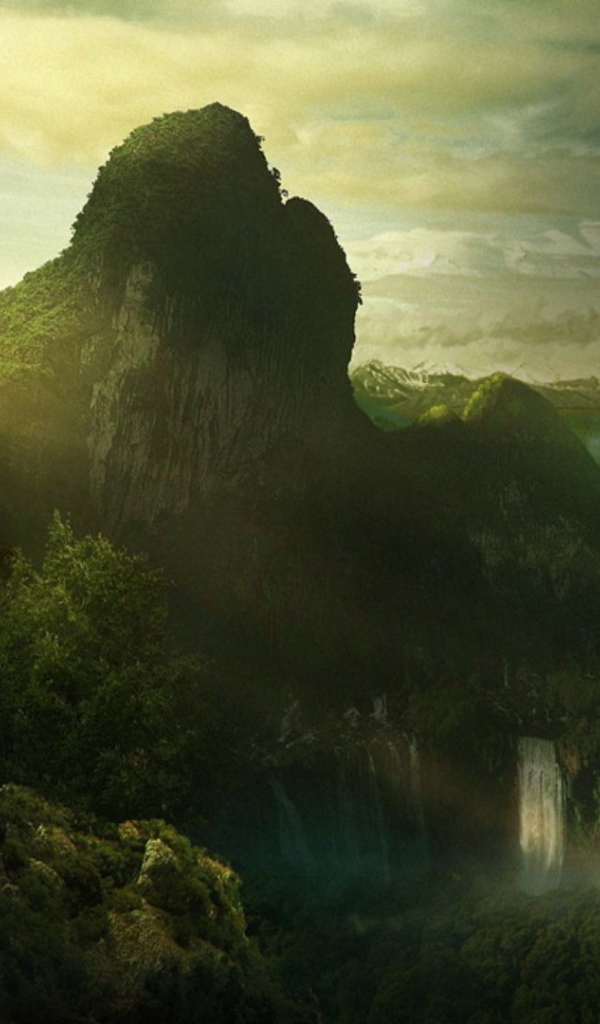 Фантастический горный пейзаж