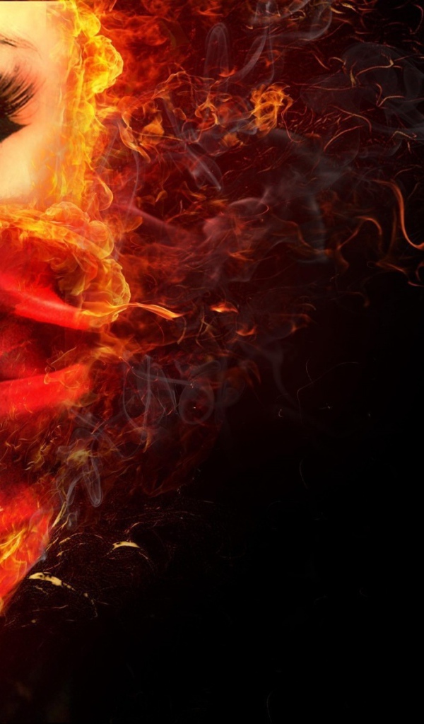 Огненная девушка вампир