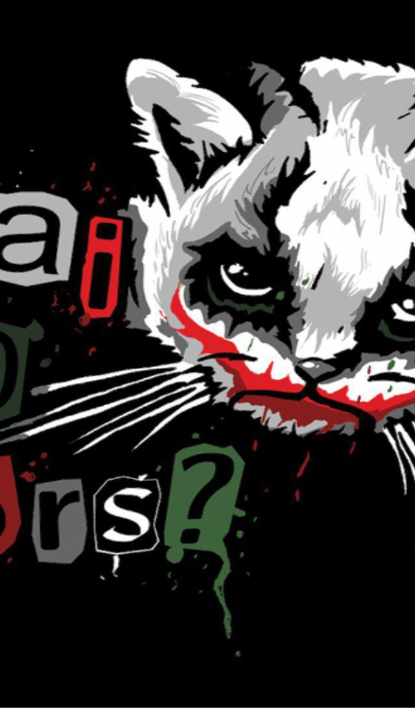 Забавный кот Джокер