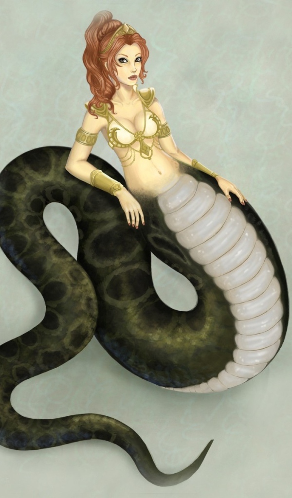 Девушка змея