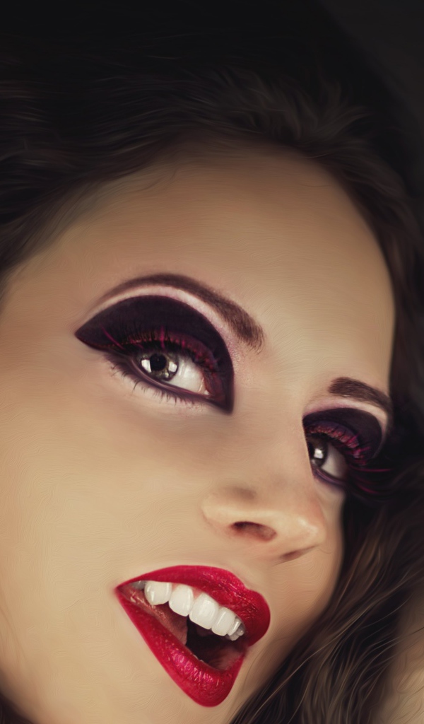 Великолепная девушка вампир