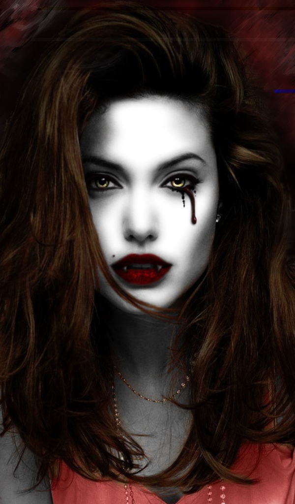 Прическа у девушки вампира