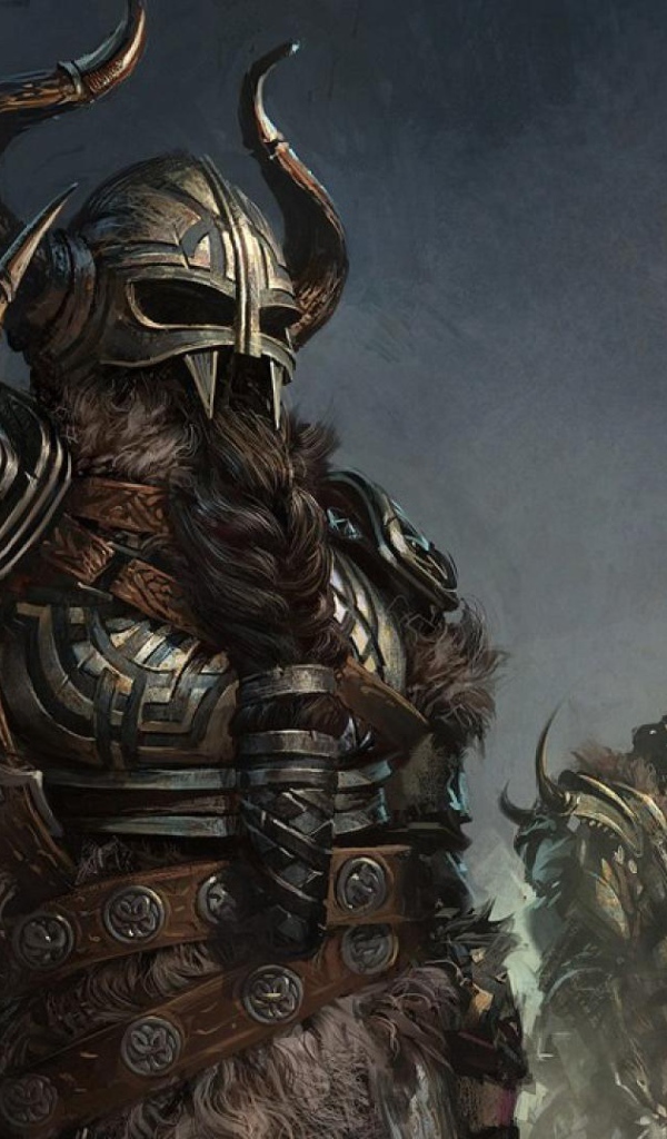 Рогатый шлем викинга