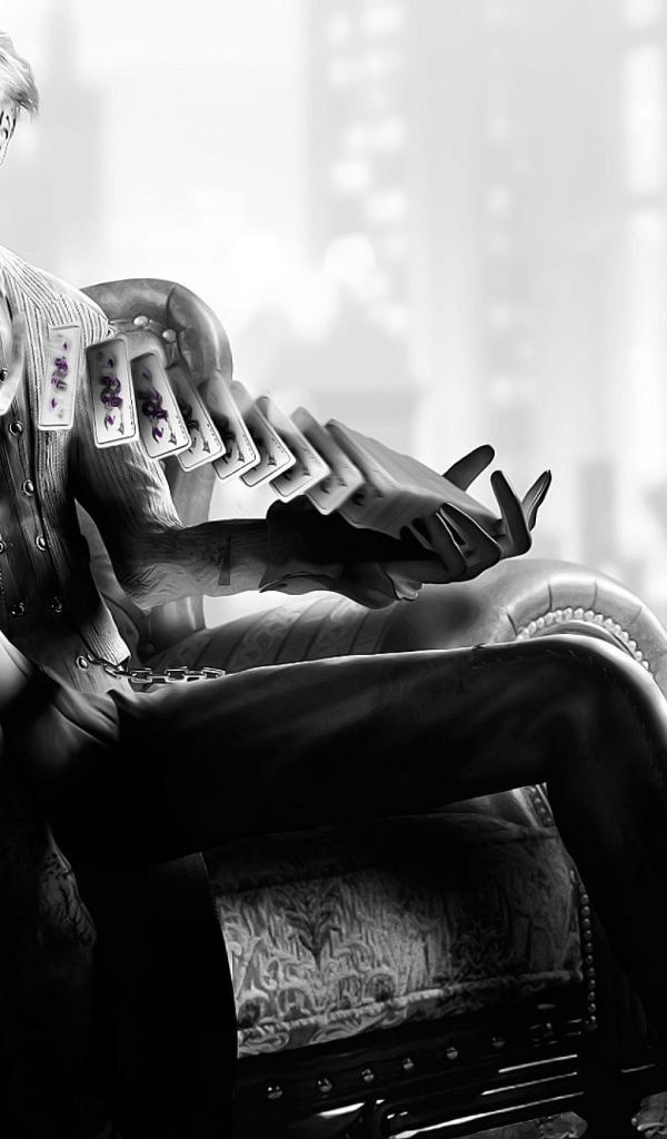 Джокер играет с колодой