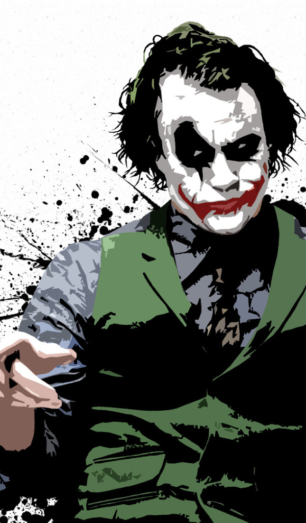 Джокер показывает пальцем