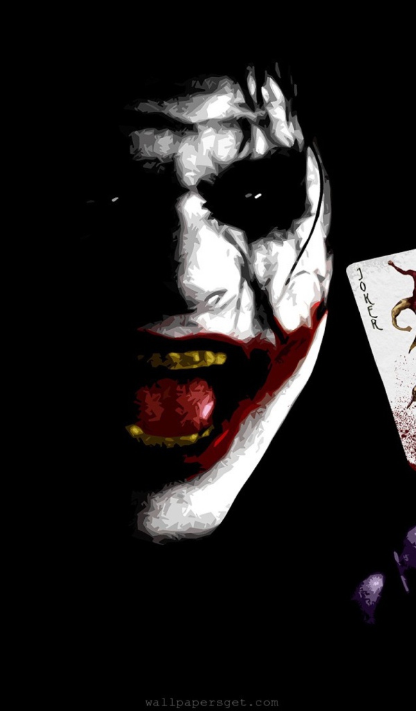 Джокер с окровавленной картой