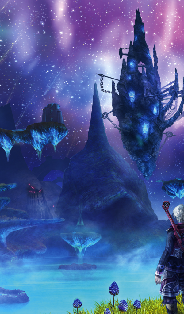 Пейзаж с летающими островами