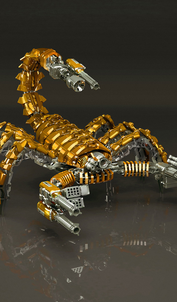 Металлический Робот скорпион