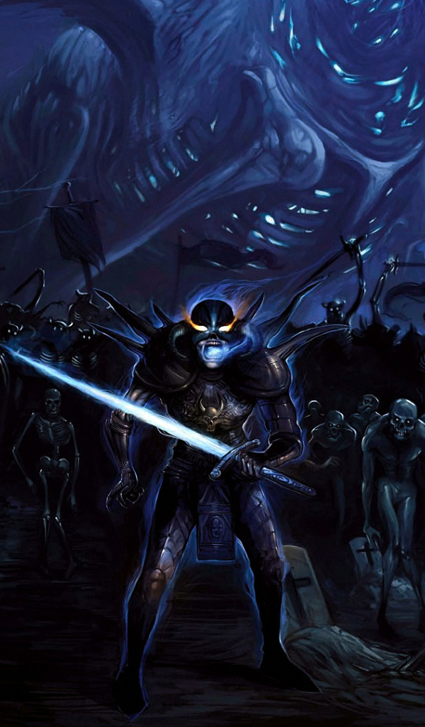 Монстр с огненным мечом