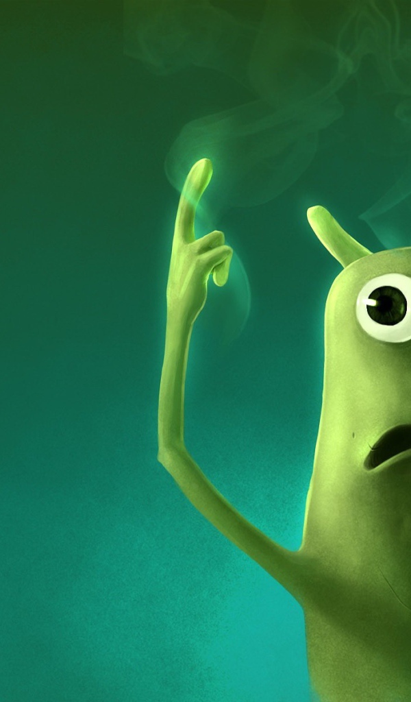 Одноглазый зеленый монстр