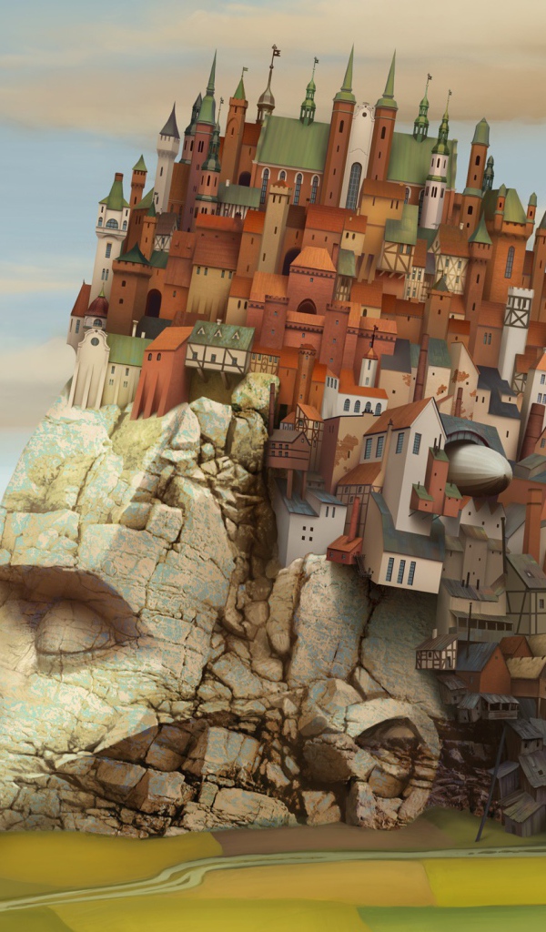 Город на каменной голове