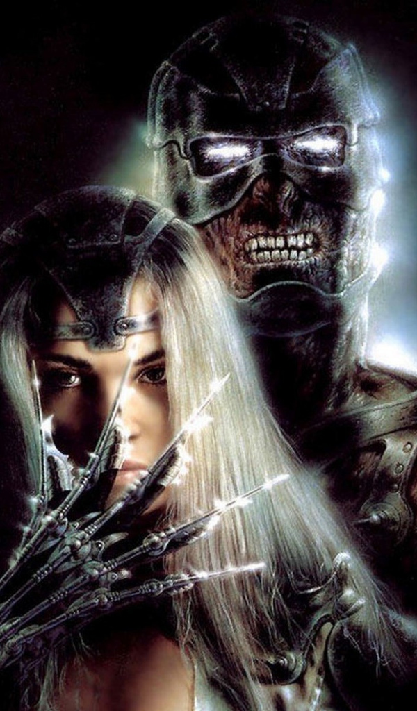 Девушка в объятьях монстра