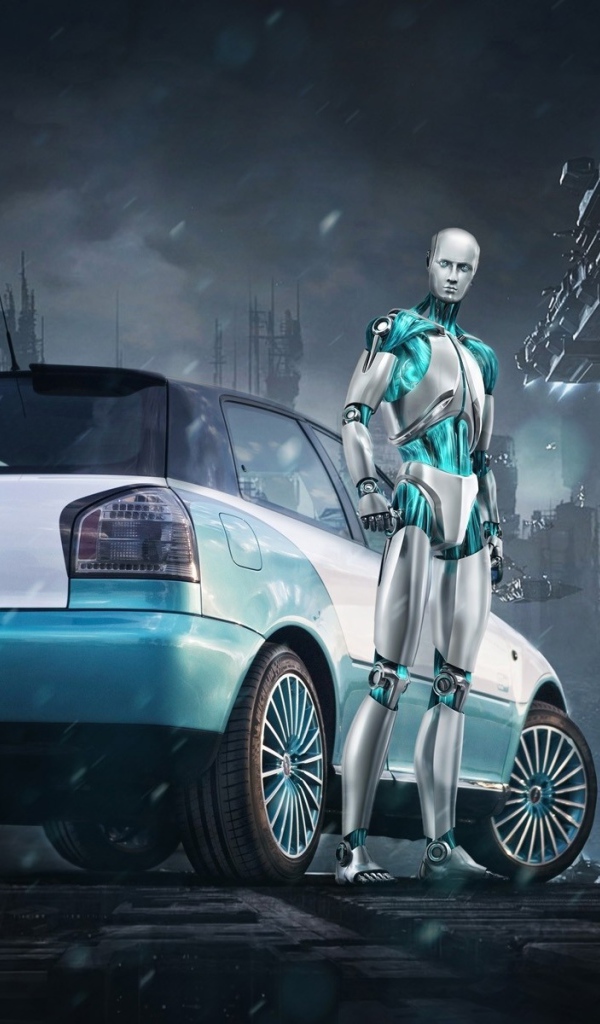 Робот у автомобиля