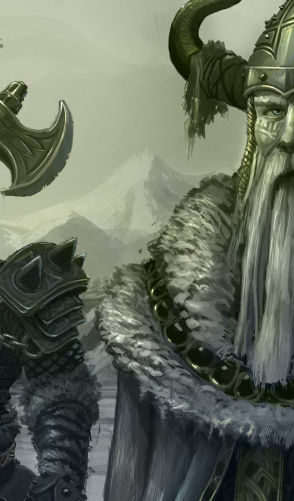 Два суровых викинга