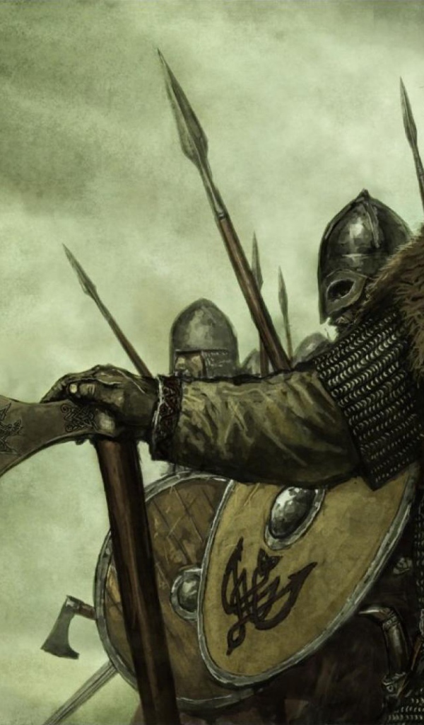 Воины отряда викингов