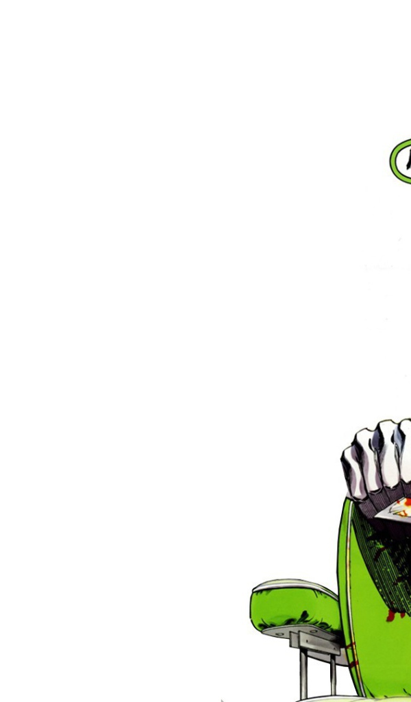 Джокер вытирает кровь