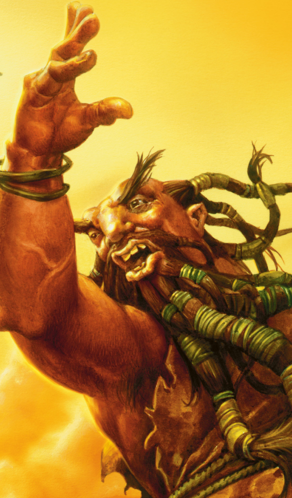 Джин с чертом в руке