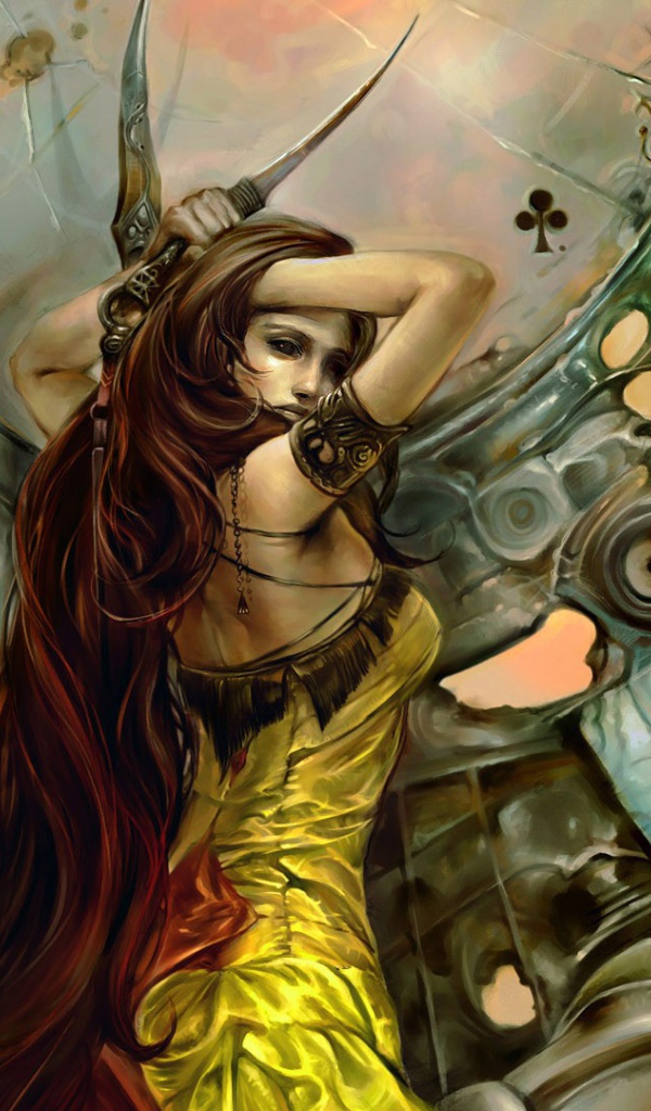 Девушка с кинжалом