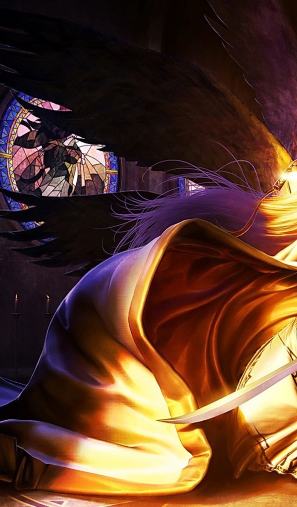 Белый ангел с мечом