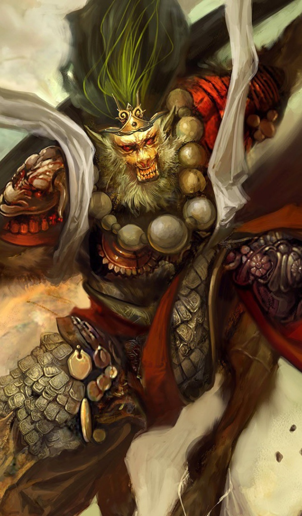 Рисунок фантастического монстра