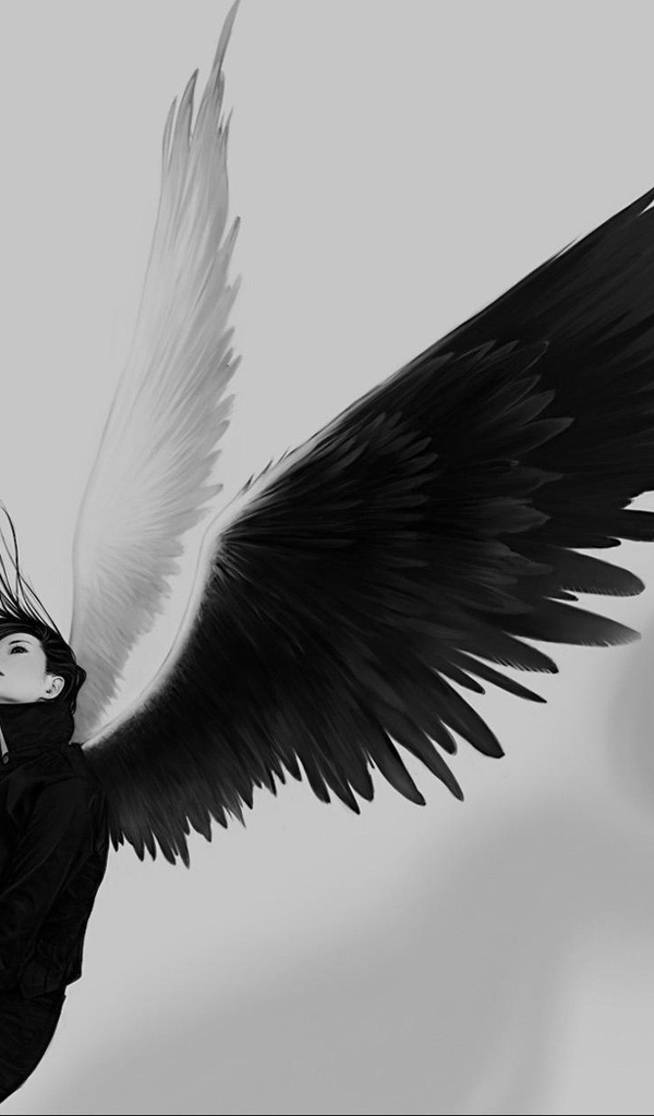 Девушка с крыльями