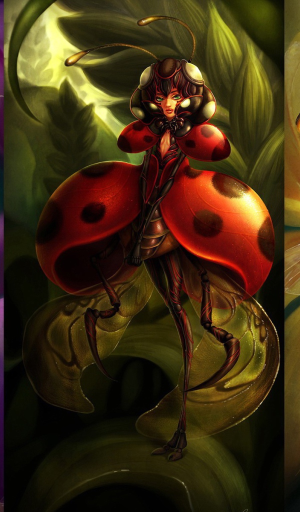 Насекомые девушки