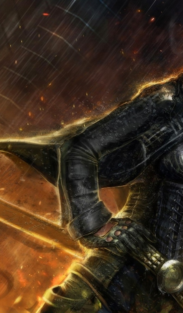 Ника с огненным мечом