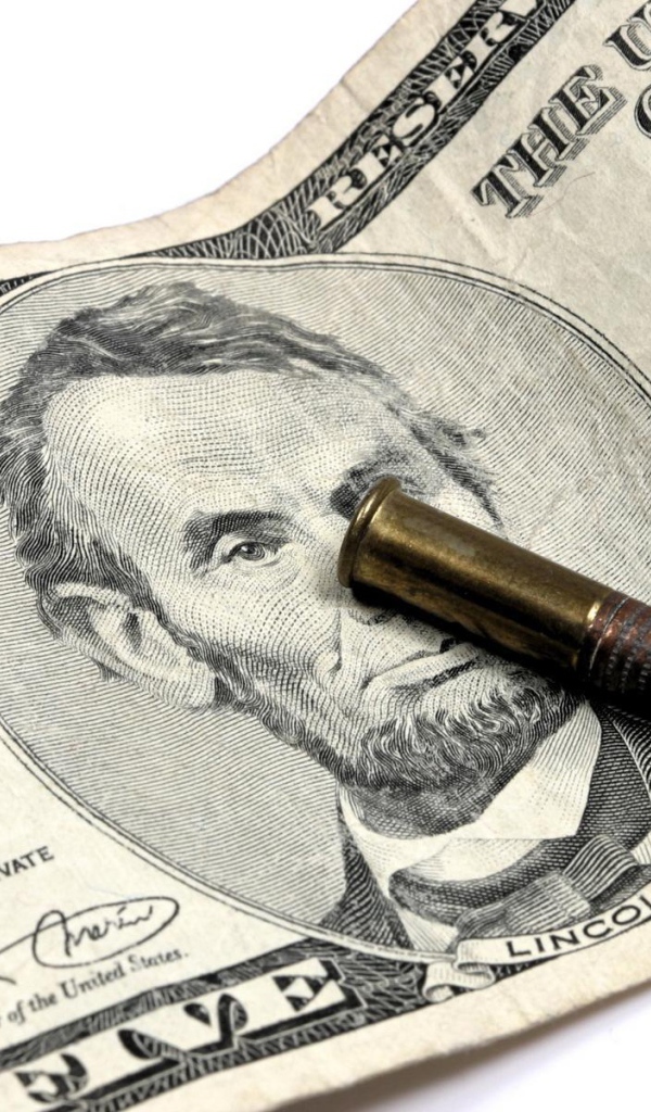 Пуля на пяти долларах