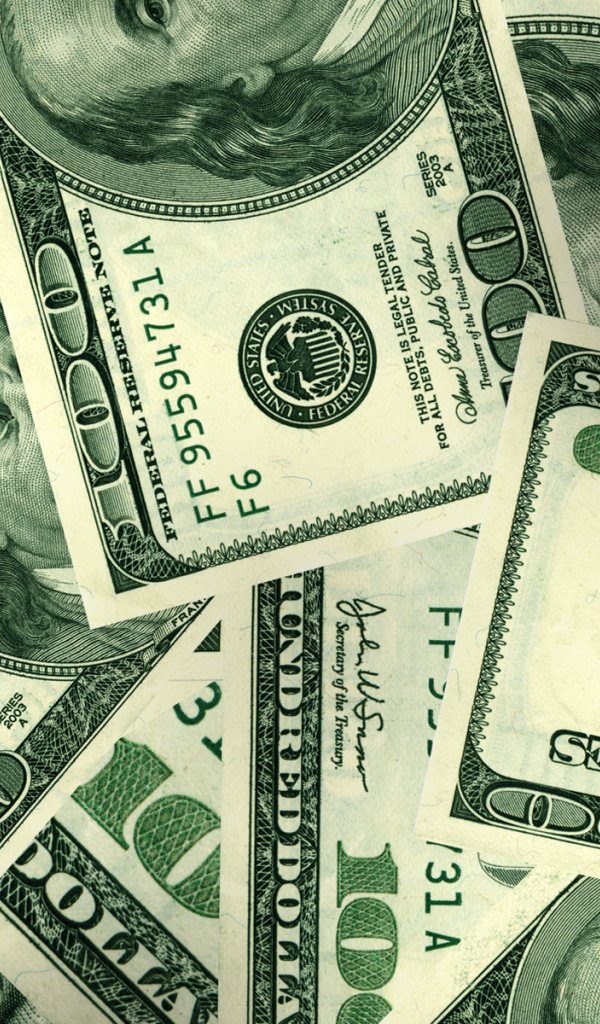 Обои с долларом