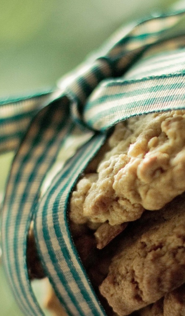 Домашнее печенье с бантиком