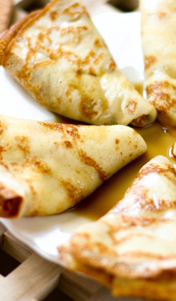 Блины с медом