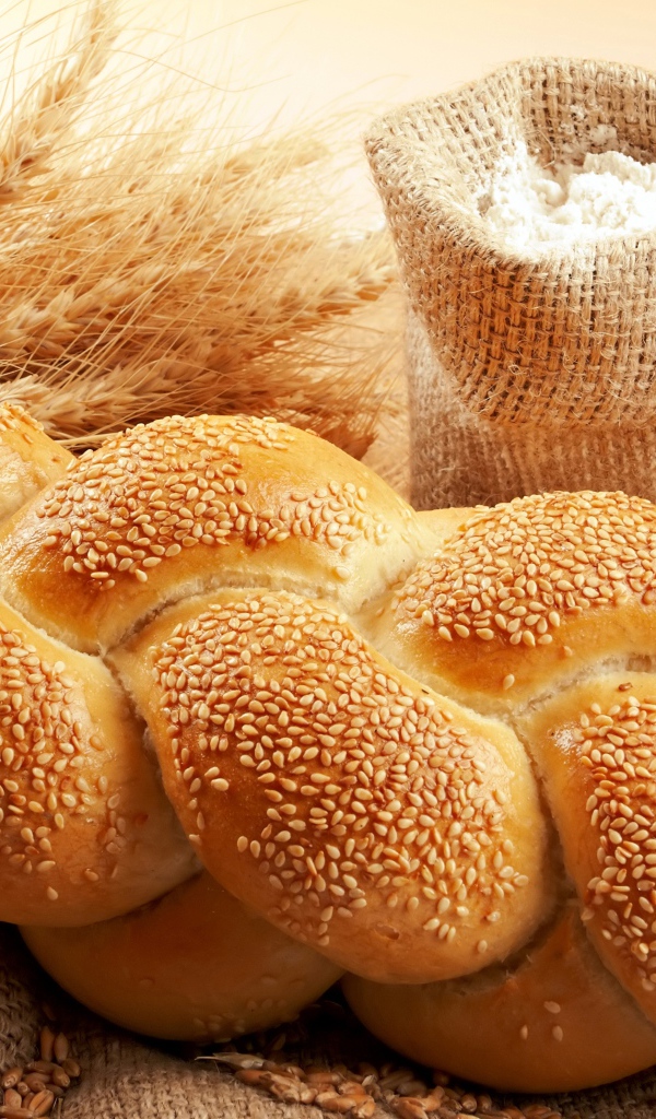 Хлеб с кунжутом