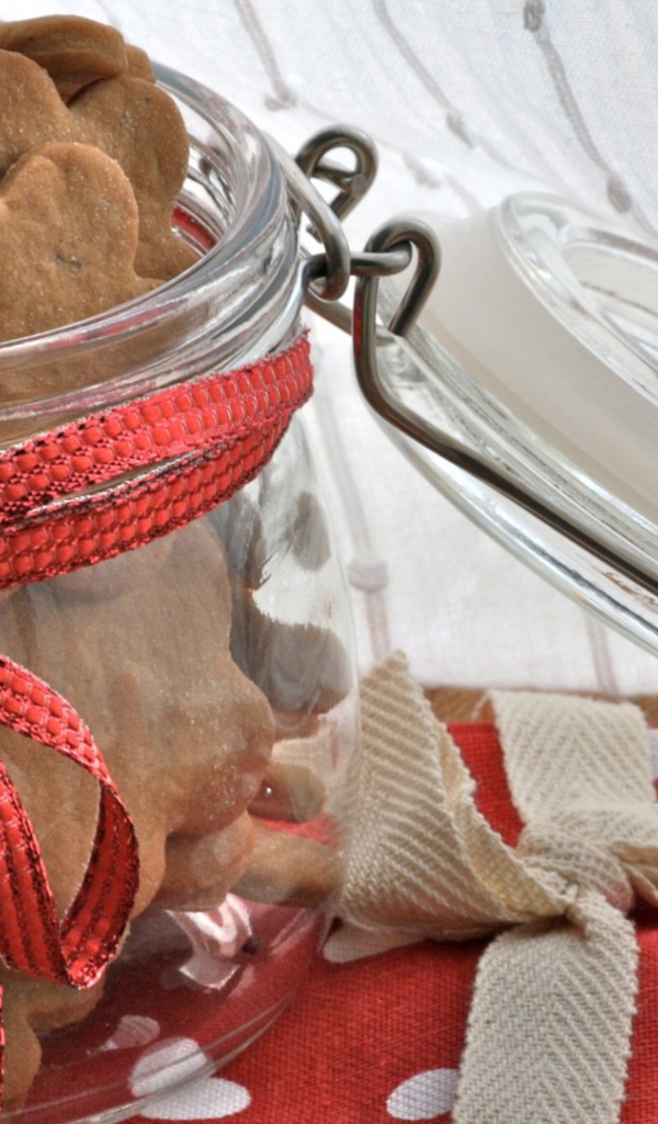 Банка домашнего печенья
