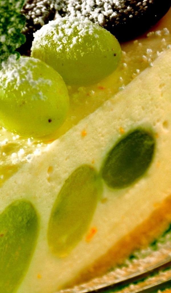 Торт с виноградом