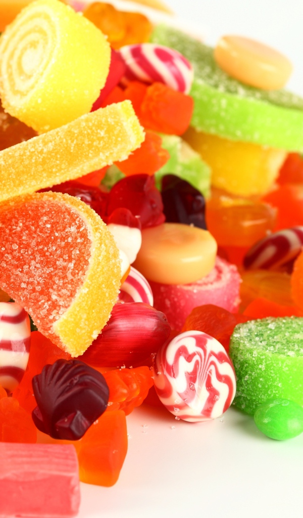 Гора конфет и мармелада